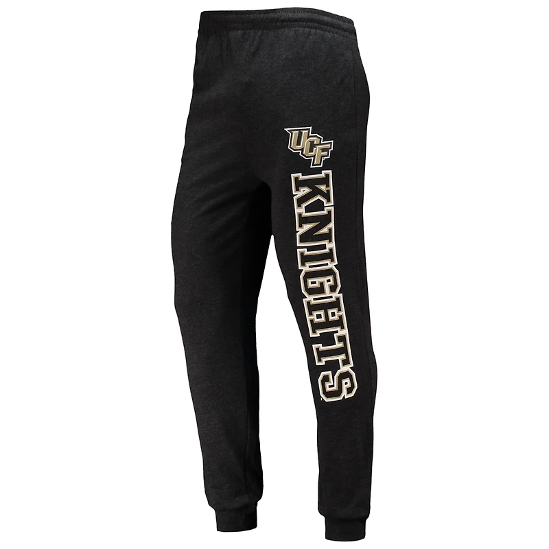 Concepts Sport Heather Charcoal UCF Knights Meter Long Sleeve Hoodie T-Shirt  Jogger Pajama Set