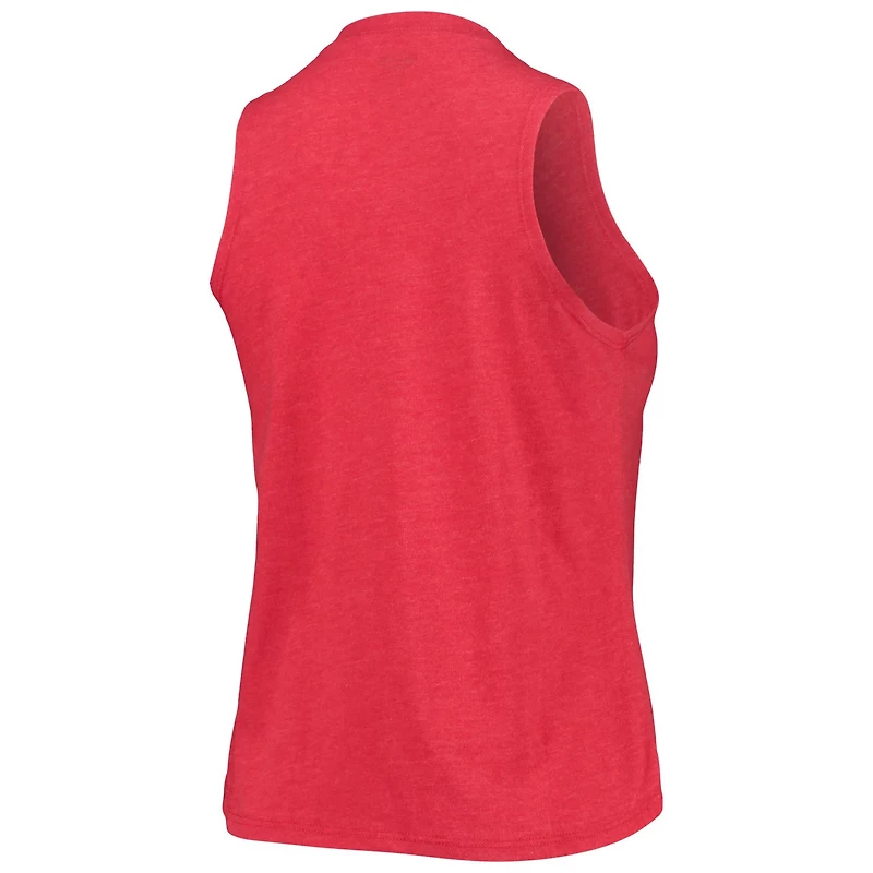 Concepts Sport Heathered /Heathered Black Chicago Bulls Tank Top Pants Sleep Set