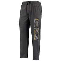 Concepts Sport Heathered Charcoal/ LSU Tigers Meter T-Shirt  Pants Sleep Set