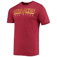 Concepts Sport Heathered Charcoal/Cardinal Iowa State Cyclones Meter T-Shirt  Pants Sleep Set