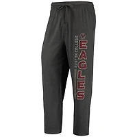 Concepts Sport Heathered Charcoal/Maroon Boston College Eagles Meter T-Shirt  Pants Sleep Set