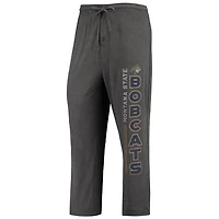 Concepts Sport Heathered Charcoal Montana State Bobcats Meter T-Shirt  Pants Sleep Set
