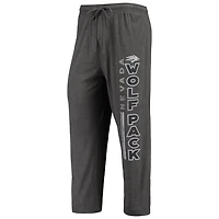 Concepts Sport Heathered Charcoal Nevada Wolf Pack Meter T-Shirt  Pants Sleep Set