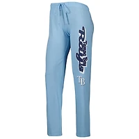 Concepts Sport Light /Navy Tampa Bay Rays Wordmark Meter Muscle Tank Top  Pants Sleep Set
