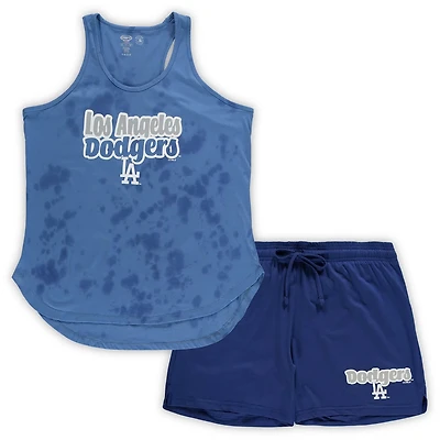 Concepts Sport Los Angeles Dodgers Plus Cloud Tank Top  Shorts Sleep Set