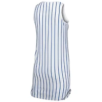 Concepts Sport Los Angeles Dodgers Reel Pinstripe Knit Sleeveless Nightshirt