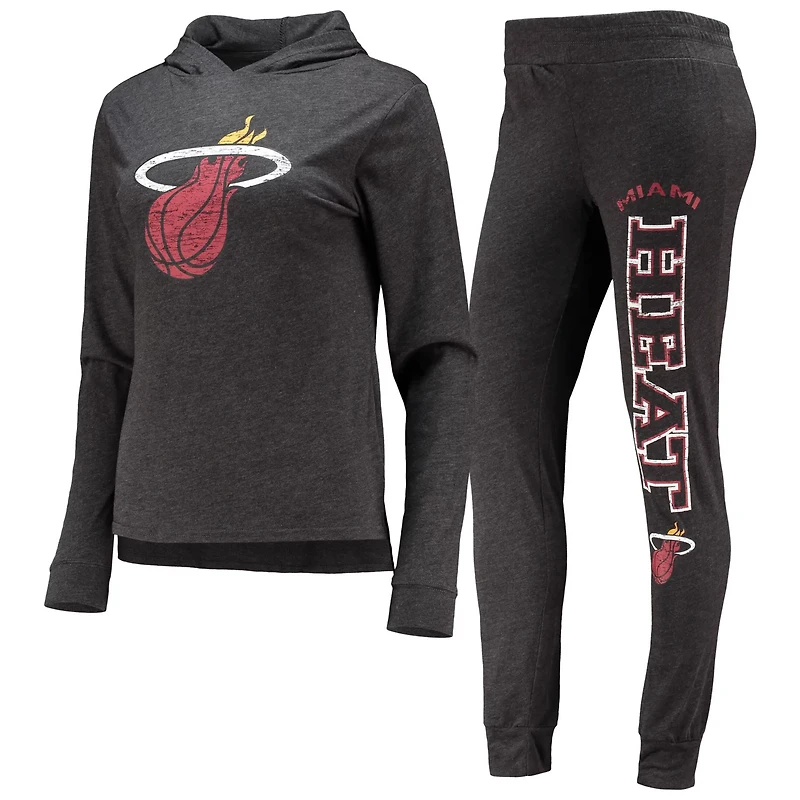 Concepts Sport Miami Heat Hoodie  Pants Sleep Set