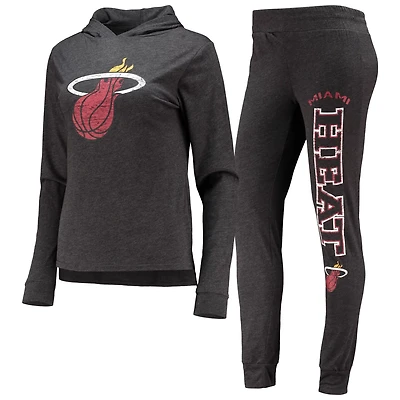 Concepts Sport Miami Heat Hoodie Pants Sleep Set
