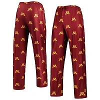 Concepts Sport Minnesota Golden Gophers Logo Flagship Allover Print Pants