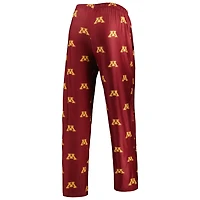 Concepts Sport Minnesota Golden Gophers Logo Flagship Allover Print Pants