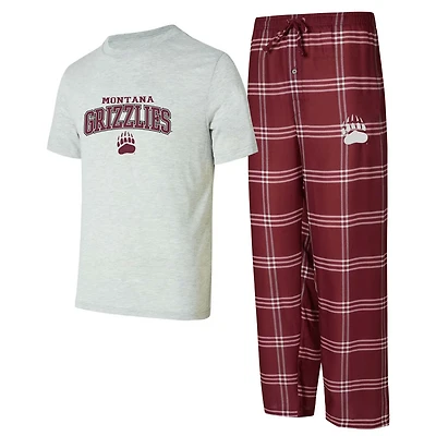 Concepts Sport Montana Grizzlies T-Shirt  Pants Sleep Set