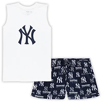 Concepts Sport Navy New York Yankees Plus Tank Top  Shorts Sleep Set