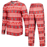 Concepts Sport NC State Wolfpack Swivel Long Sleeve T-Shirt  Pants Sleep Set