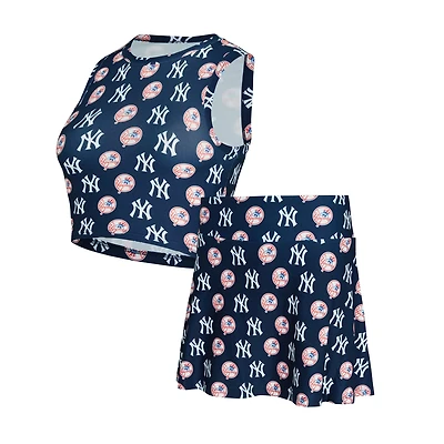 Concepts Sport New York Yankees Knit Tank Top  Skort Set