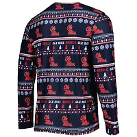 Concepts Sport Ole Miss Rebels Swivel Long Sleeve T-Shirt  Pants Sleep Set