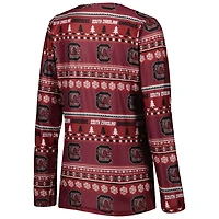 Concepts Sport South Carolina Gamecocks Holiday Long Sleeve T-Shirt and Pants Sleep Set