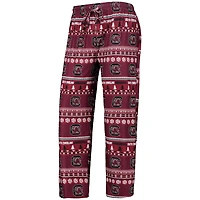 Concepts Sport South Carolina Gamecocks Ugly Sweater Long Sleeve T-Shirt and Pants Sleep Set