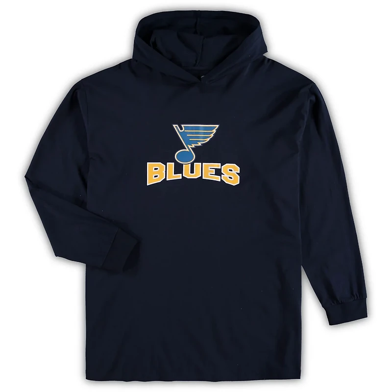 Concepts Sport St Louis Blues Big  Tall Pullover Hoodie  Joggers Sleep Set