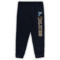 Concepts Sport St Louis Blues Big  Tall Pullover Hoodie  Joggers Sleep Set