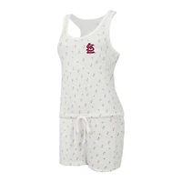 Concepts Sport St Louis Cardinals Gardner Hacci Knit Romper