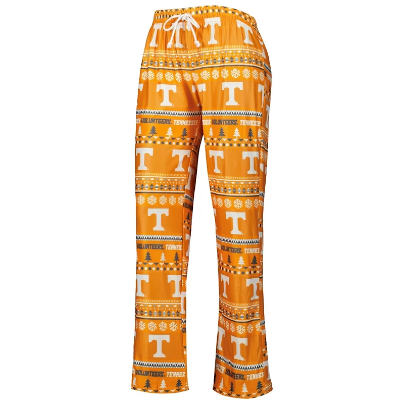 Concepts Sport Tennessee Volunteers Holiday Long Sleeve T-Shirt and Pants Sleep Set