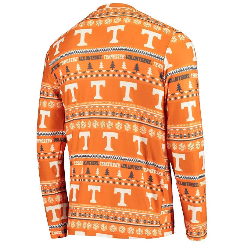 Concepts Sport Tennessee Volunteers Ugly Sweater Knit Long Sleeve Top and Pant Set