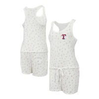 Concepts Sport Texas Rangers Gardner Hacci Knit Romper