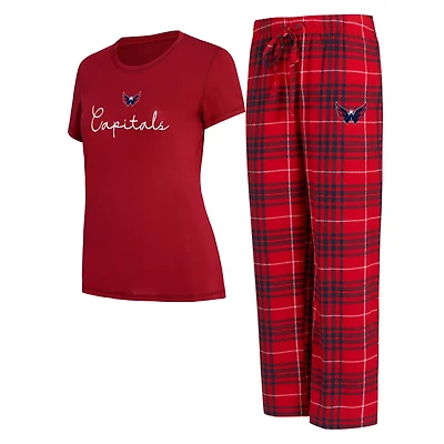 Concepts Sport Washington Capitals Vector T-Shirt  Pants Sleep Set