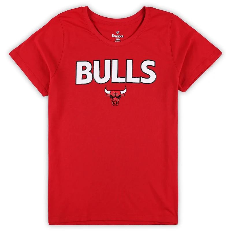 Fanatics /Heather Gray Chicago Bulls Plus T-Shirt  Shorts Combo Set