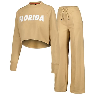 Florida Gators Raglan Cropped Sweatshirt  Sweatpants Set