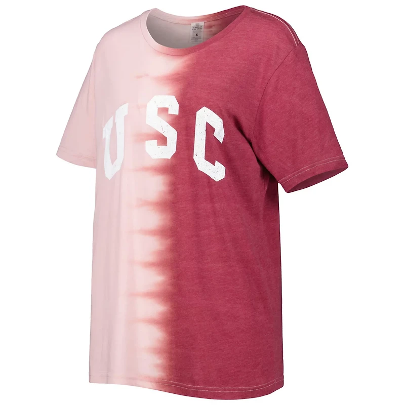 Gameday Couture USC Trojans Find Your Groove Split-Dye T-Shirt