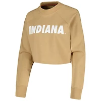 Indiana Hoosiers Raglan Cropped Sweatshirt  Sweatpants Set