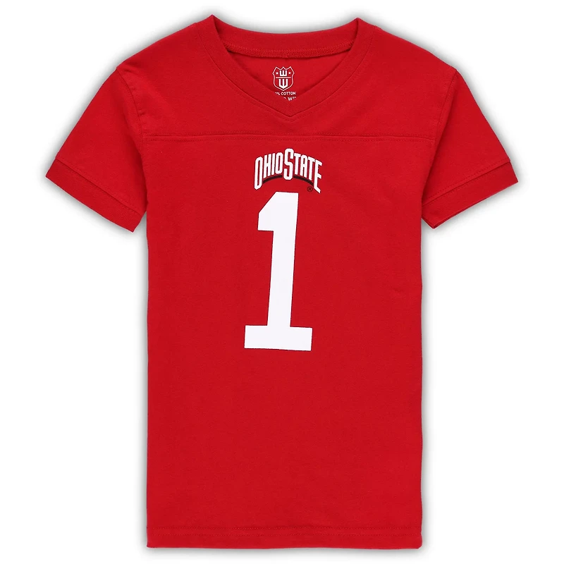 Preschool Wes  Willy Ohio State Buckeyes Football Pajama Set