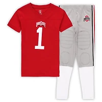 Preschool Wes  Willy Ohio State Buckeyes Football Pajama Set