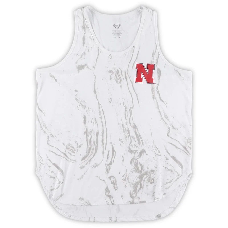 Profile Nebraska Huskers Plus Marble Tank and Shorts Set