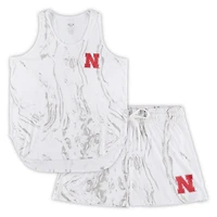 Profile Nebraska Huskers Plus Marble Tank and Shorts Set