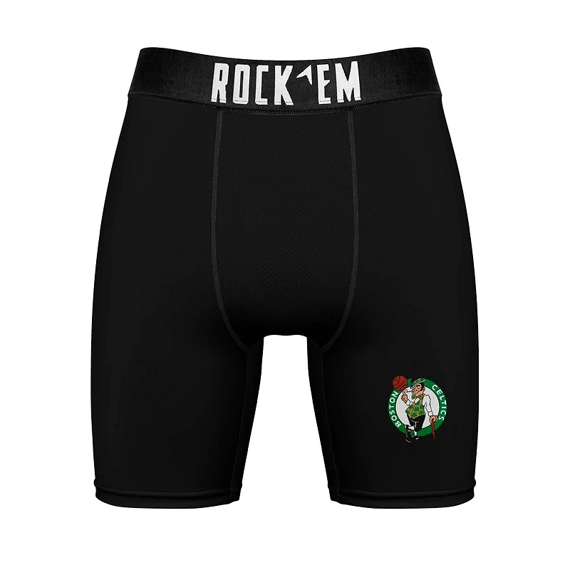 Rock Em Socks Boston Celtics Primary Crew Socks  Boxer Briefs Combo Pack