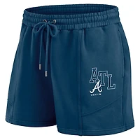 WEAR by Erin Andrews Atlanta Braves Washed Fleece Sweatshirt  Shorts Lounge Set