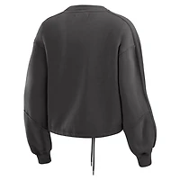 WEAR by Erin Andrews Boston Bruins Washed Fleece Sweatshirt  Shorts Lounge Set