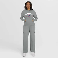 WEAR by Erin Andrews Chicago Cubs Waffle-Knit Long-Sleeve Hoodie  Lounge Pant Set