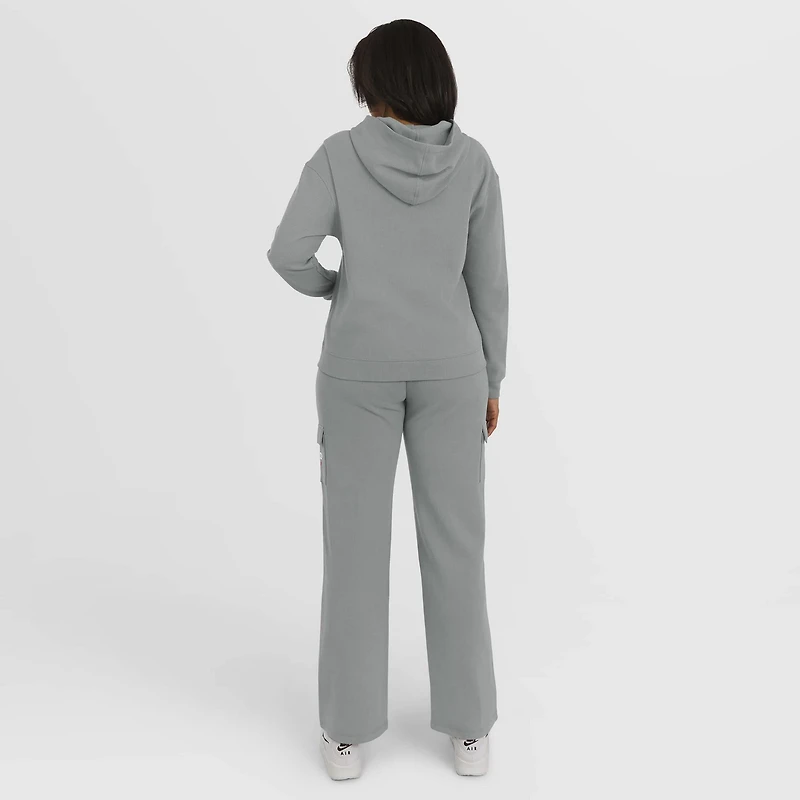 WEAR by Erin Andrews Chicago Cubs Waffle-Knit Long-Sleeve Hoodie  Lounge Pant Set