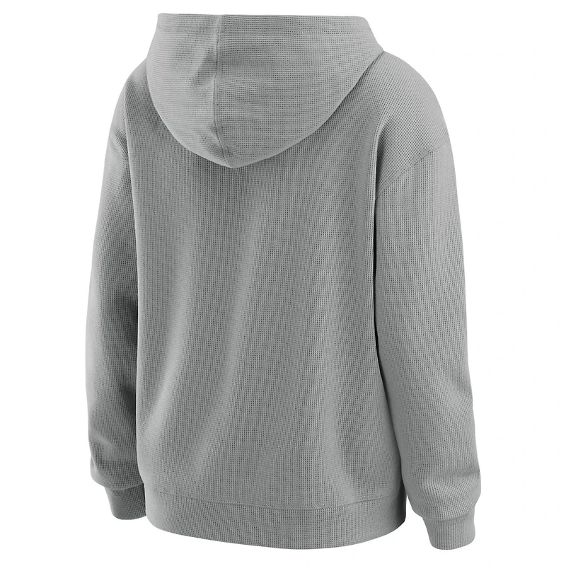 WEAR by Erin Andrews Milwaukee Brewers Waffle-Knit Long-Sleeve Hoodie  Lounge Pant Set