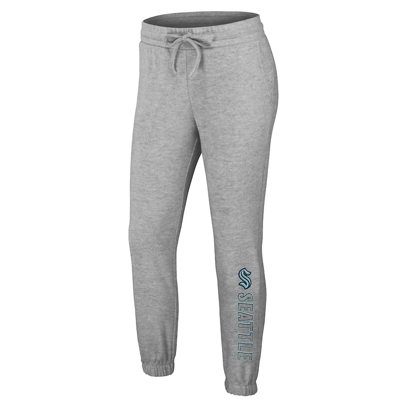 WEAR by Erin Andrews Seattle Kraken Knit Long Sleeve Tri-Blend T-Shirt  Pants Sleep Set