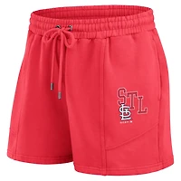 WEAR by Erin Andrews St Louis Cardinals Washed Fleece Sweatshirt  Shorts Lounge Set