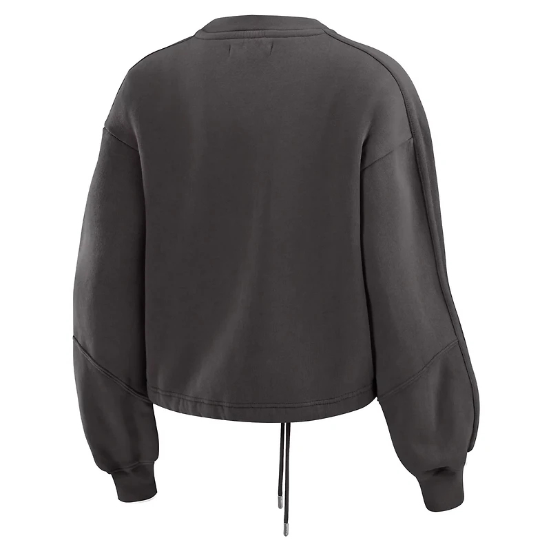 WEAR by Erin Andrews Vegas Golden Knights Washed Fleece Sweatshirt  Shorts Lounge Set