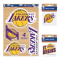 WinCraft Los Angeles Lakers Decal Variety Pack