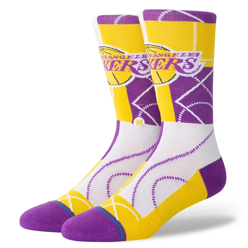 Stance Los Angeles Lakers NBA Zone Crew Socks