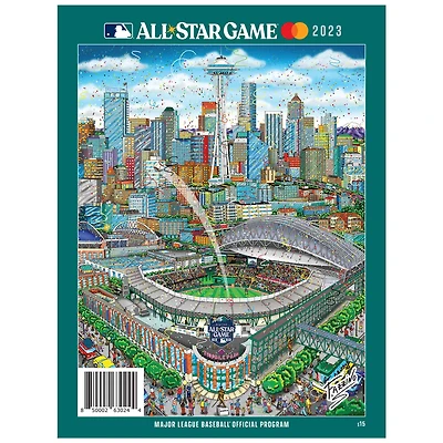 2023 MLB All-Star Game Specialty Program with Artwork by Charles Fazzino