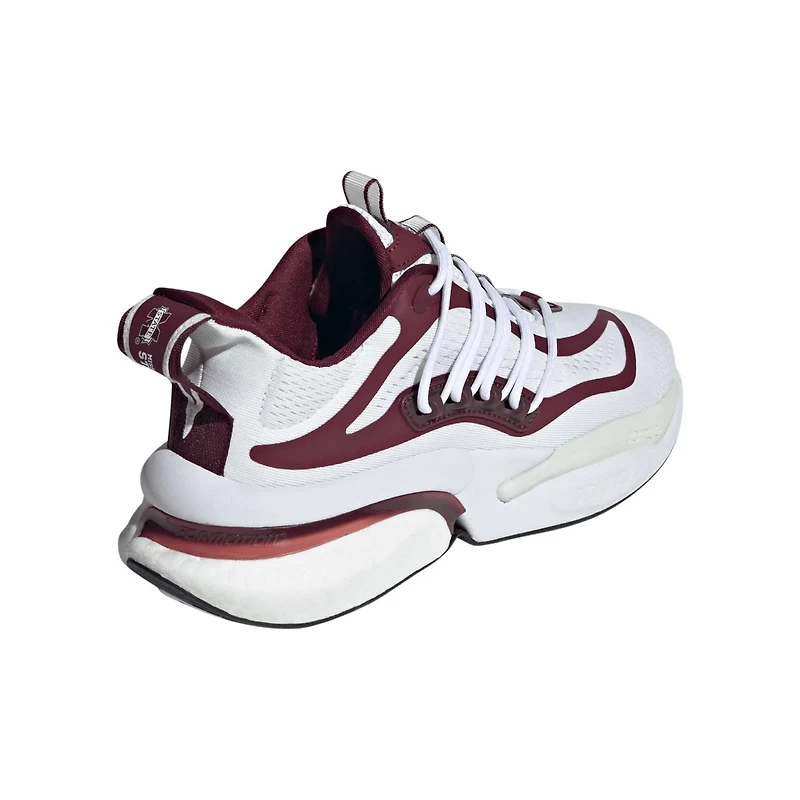 adidas Maroon Mississippi State Bulldogs Alphaboost V1 Sustainable BOOST Shoes