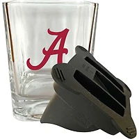 Alabama Crimson Tide 10oz Ice Wedge Glass